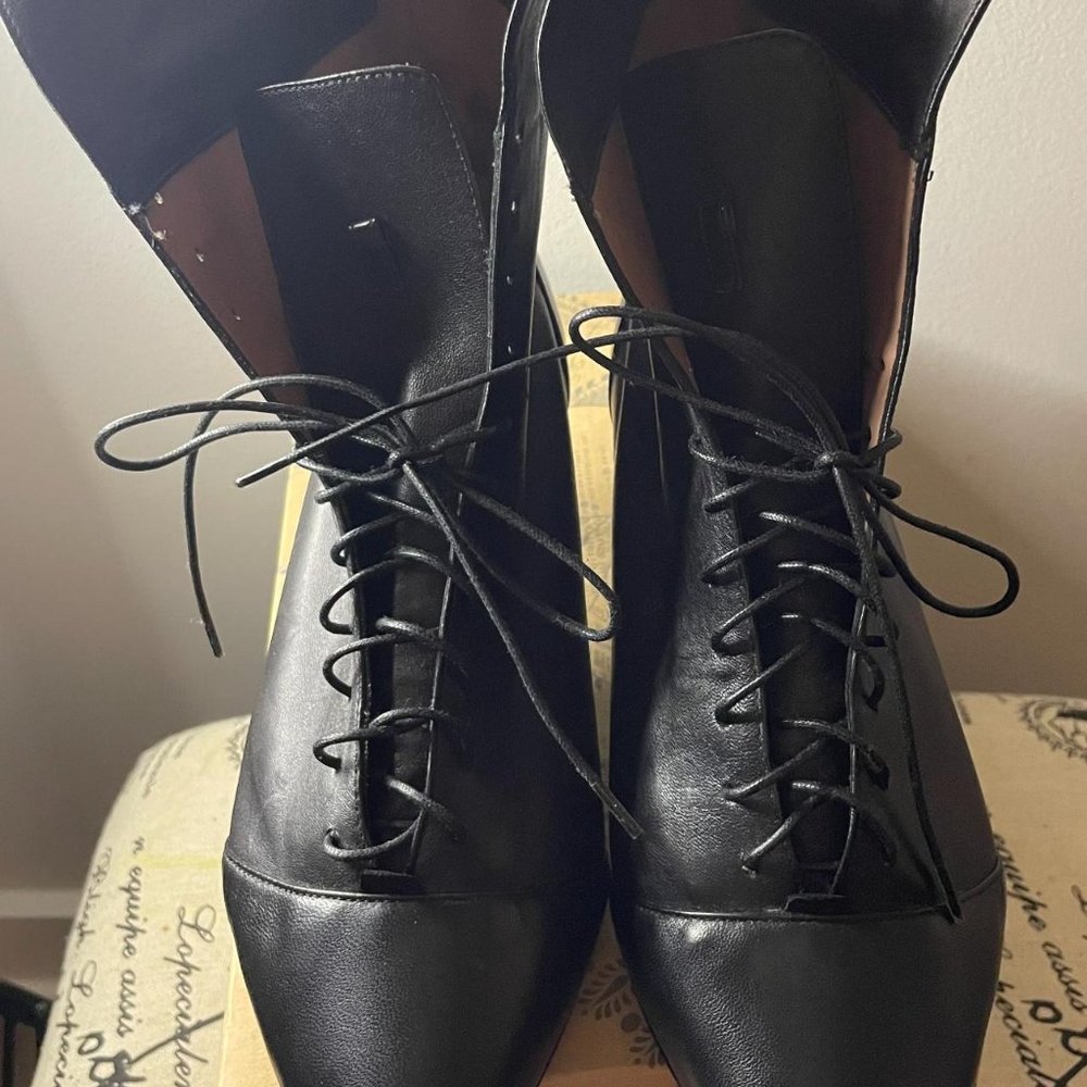 New 9.5 Tabitha Simmons Mid Calf Boots (Never Worn)